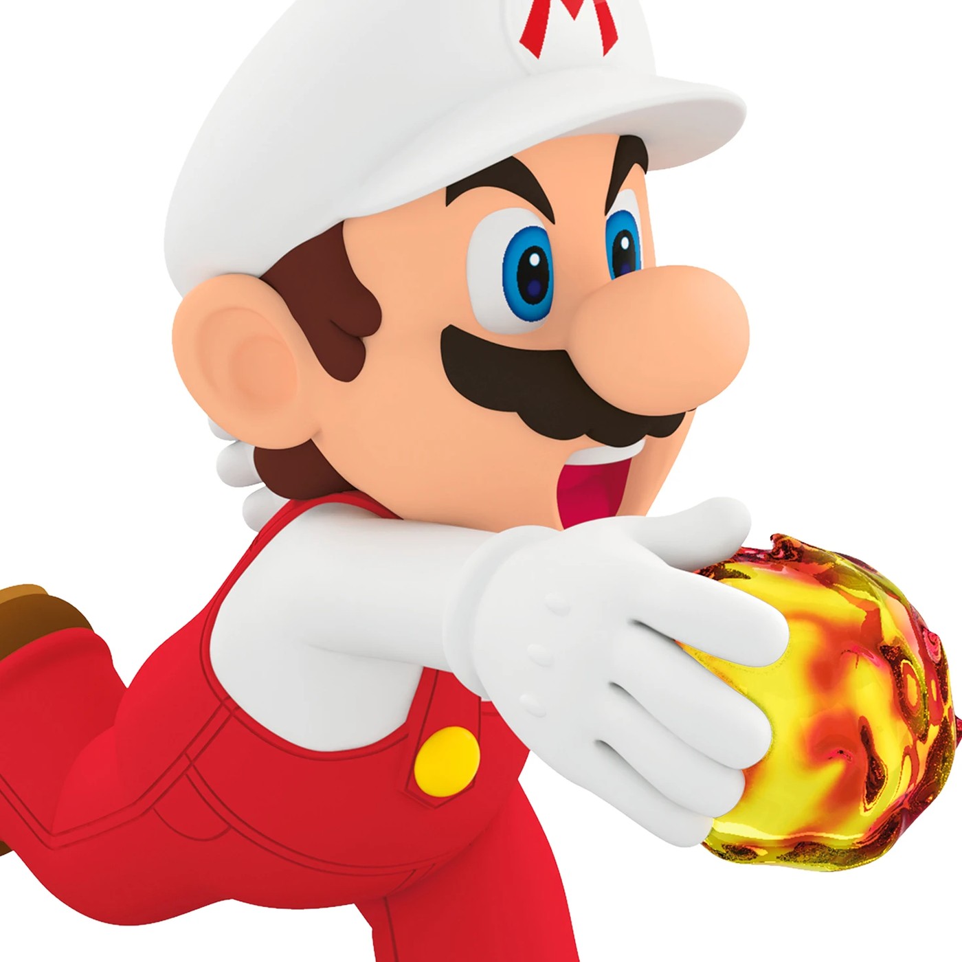 Hallmark Keepsake Super Fire Mario Powered Up With Mario Christmas Tree Ornament 5 of 6