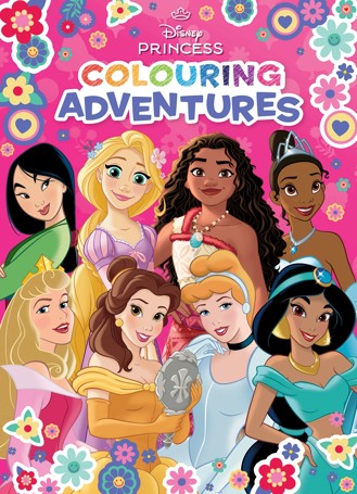 Disney Princess Colouring Adventures - Book