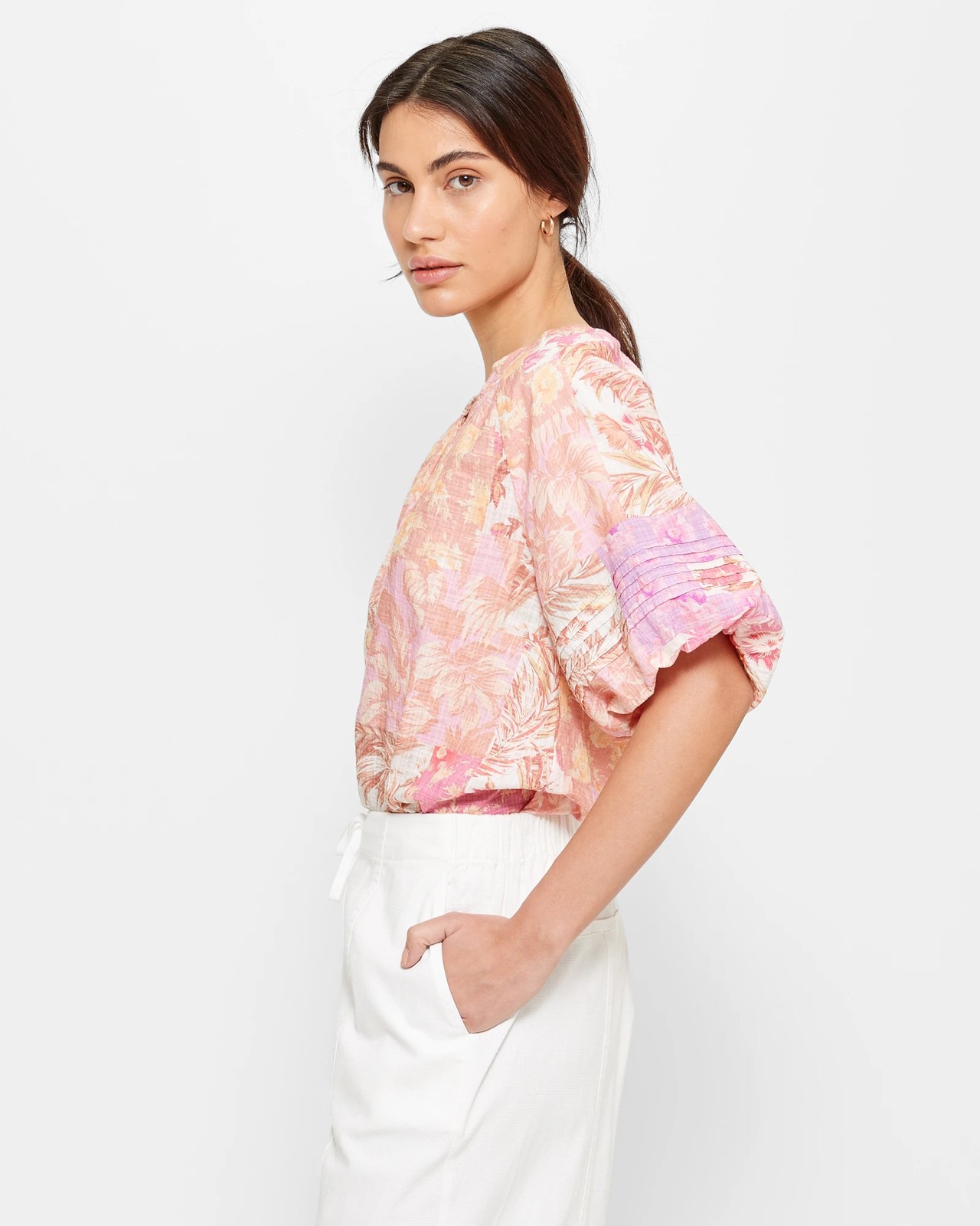 Short Sleeve Collar Top 3 of 5