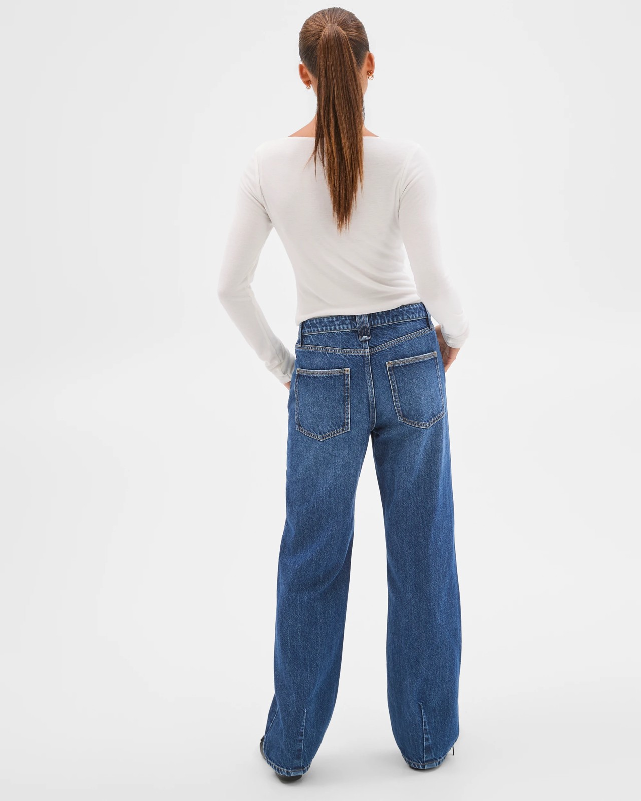 Lily Loves Straight Leg Denim Jeans  4 of 5