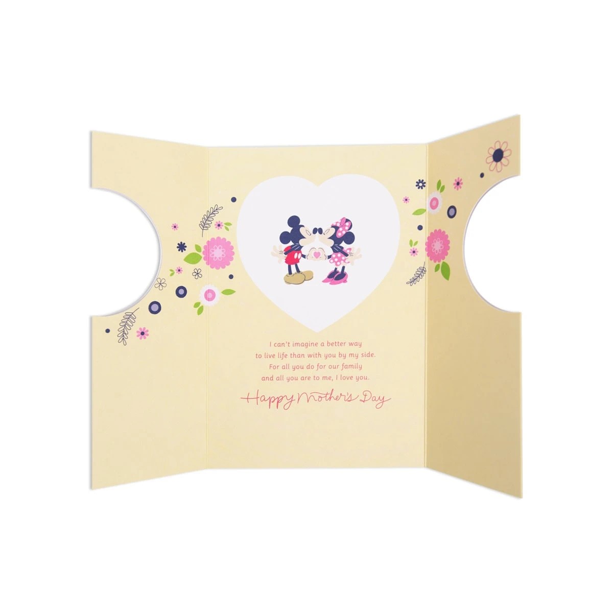 Hallmark Mother's Day Card - Disney Mickey Mouse and Minnie Mouse 3 of 4