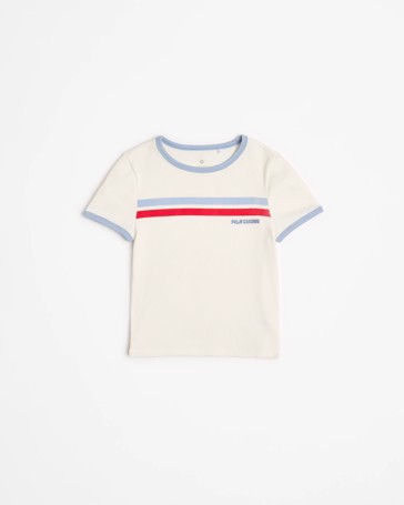 Australian Cotton Rib Ringer T-shirt