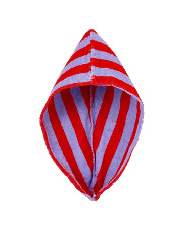OXX Bodycare Hair Drying Turban - Purple and Red