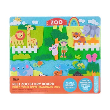 Felt Zoo Story Board: Build Your Own Imaginary Zoo - Anko