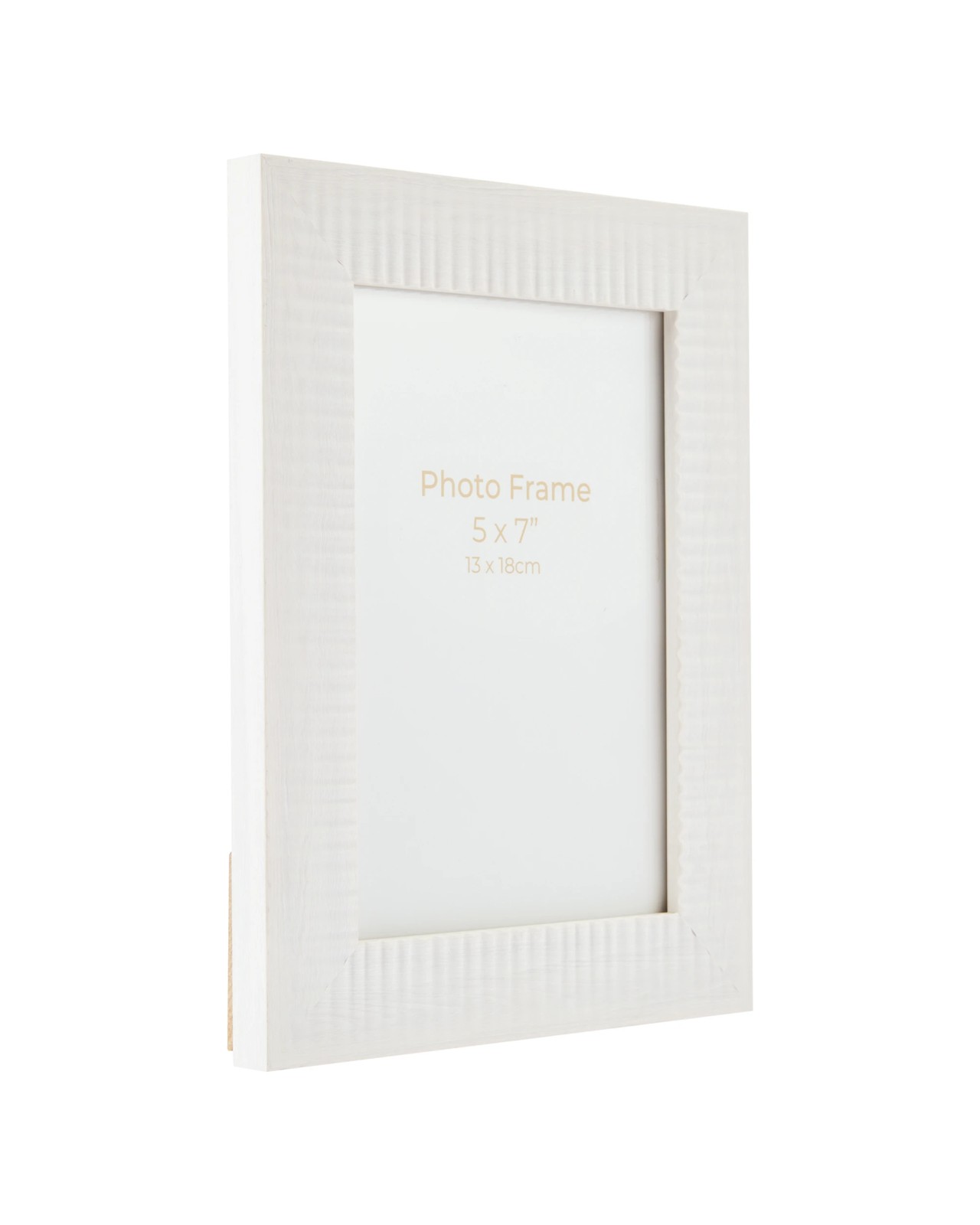 Anko Ribbed Frame 5in. x 7in. - White 2 of 3
