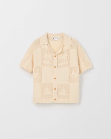 Australian Cotton Knit Short Sleeve Shirt