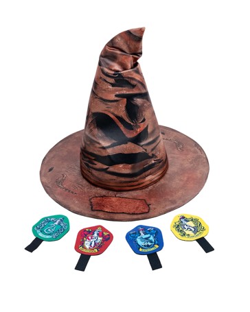 Harry Potter Sorting Hat with House Badges
