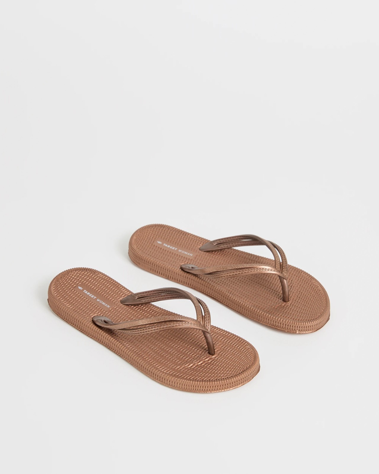 Textured Thongs - Bronze 2 of 3