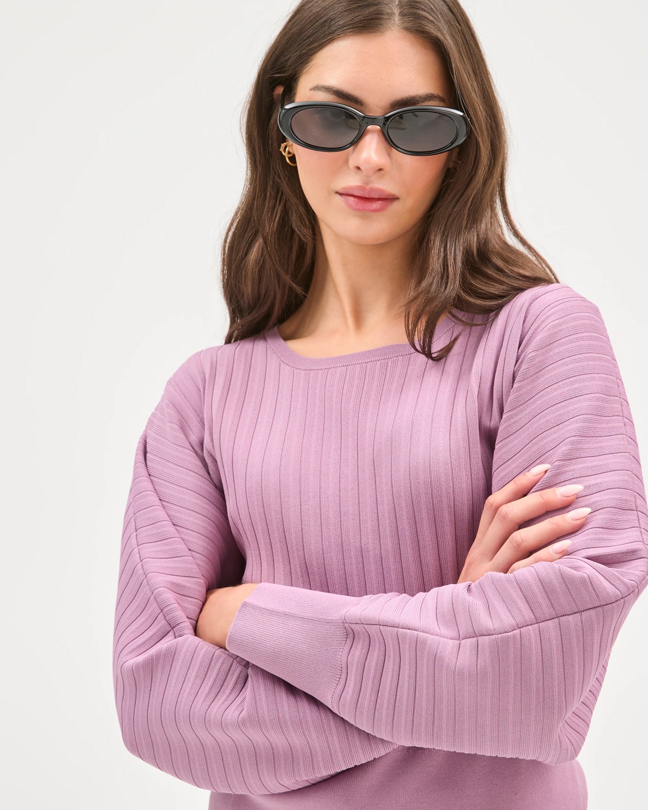 Petites Long Dolman Sleeve Knit Jumper 4 of 5