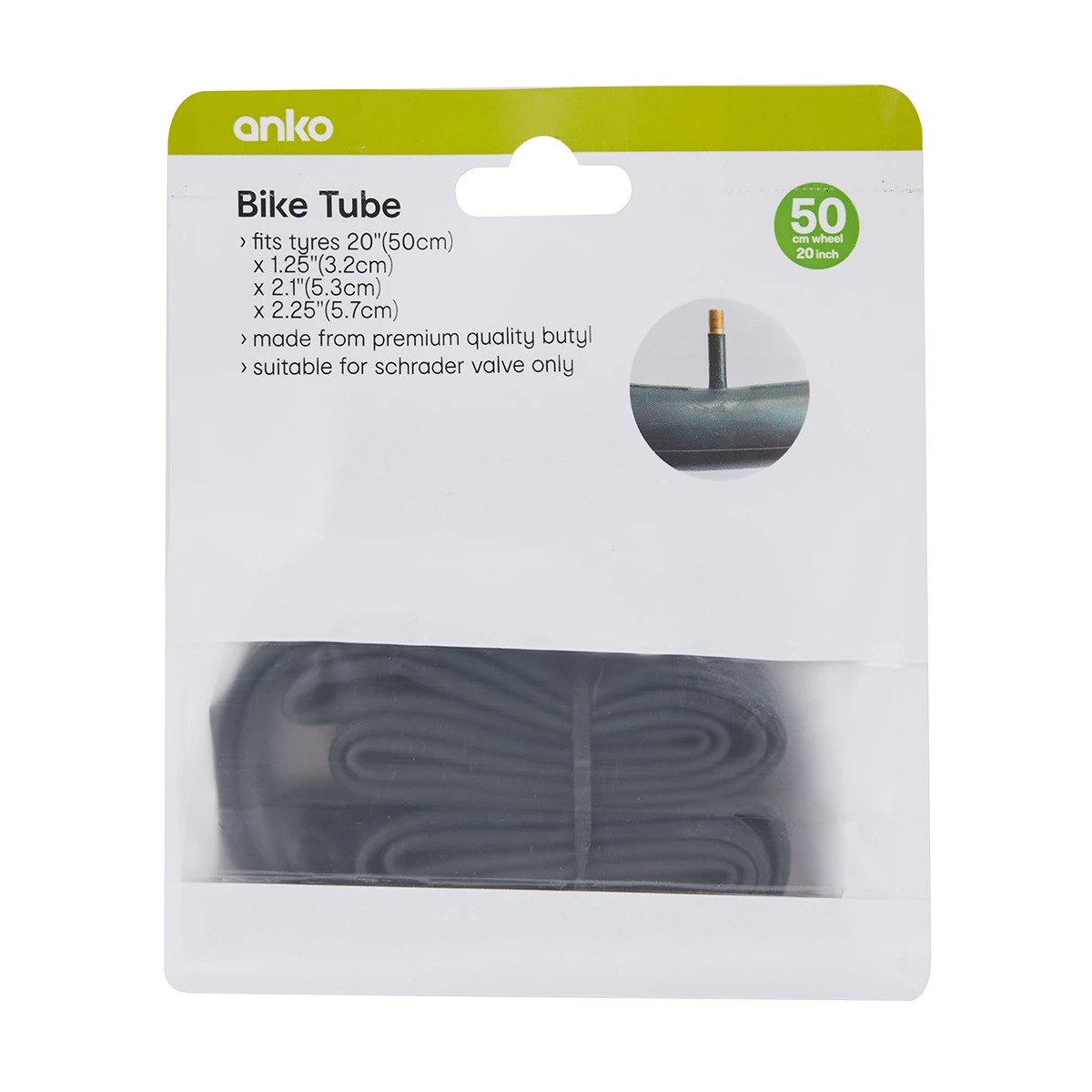 Bike Tube 50cm Anko Target Australia