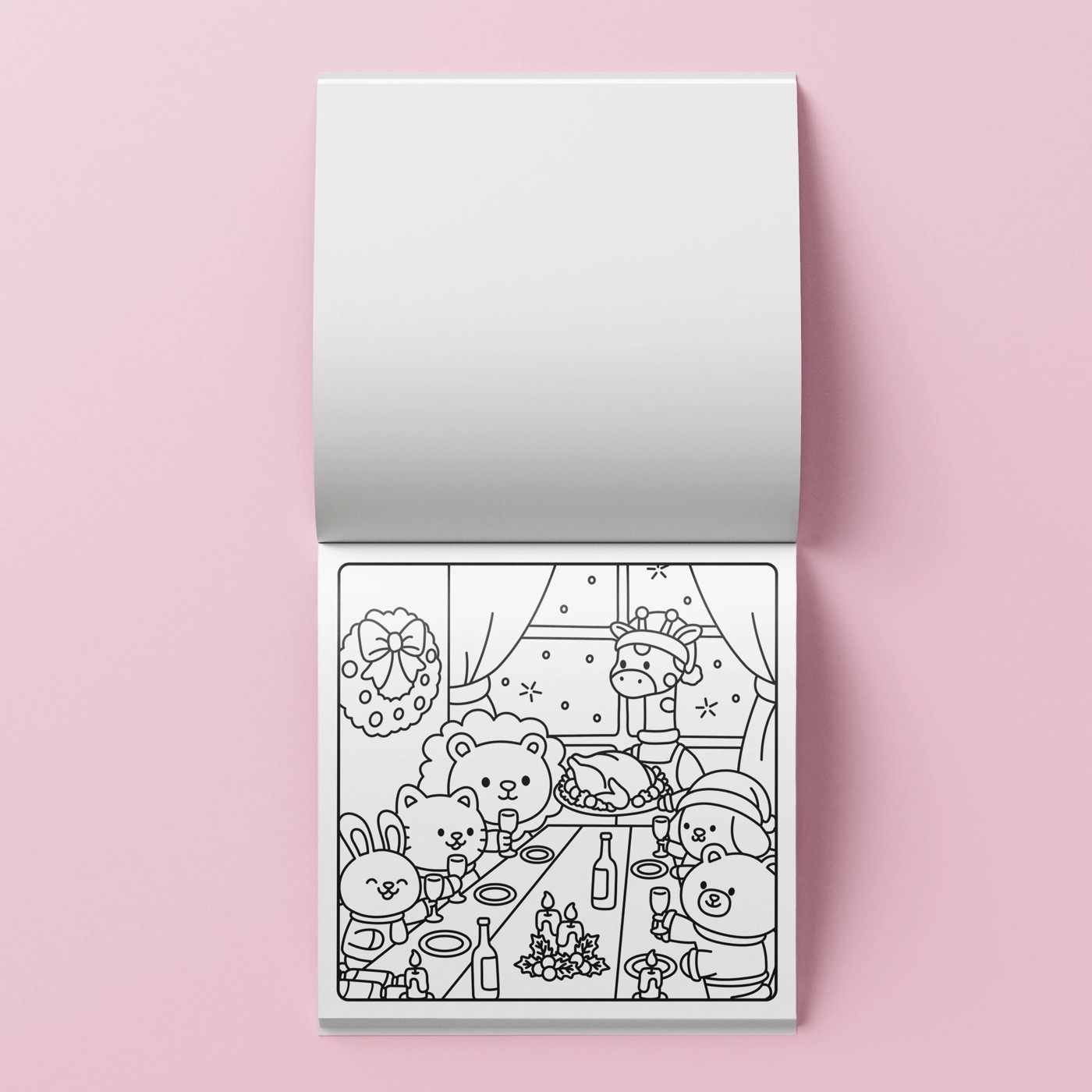 Art Maker Cosy Colouring Art Kit: Naughty or Nice - Book 5 of 5