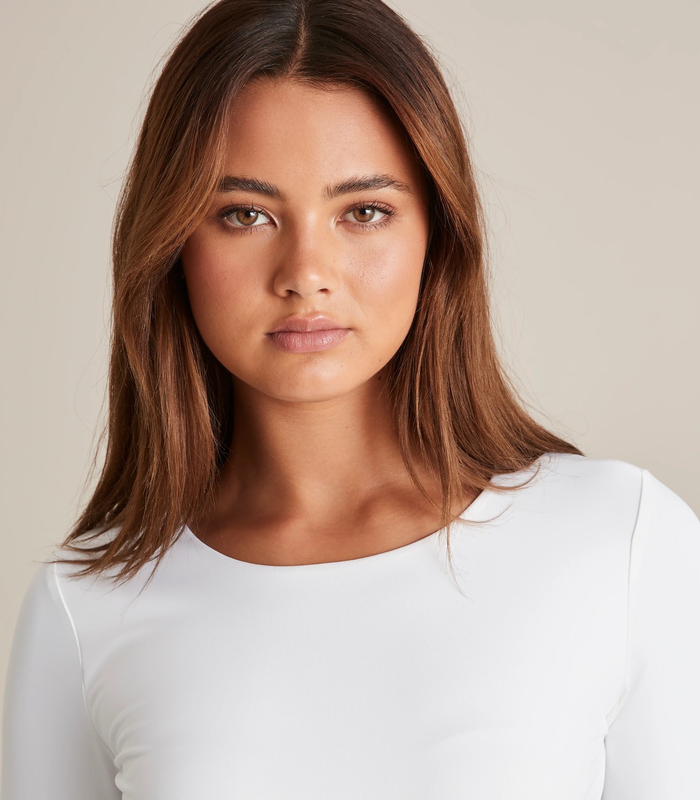 Lily Loves Long Sleeve Body Crew Neck Top 4 of 5