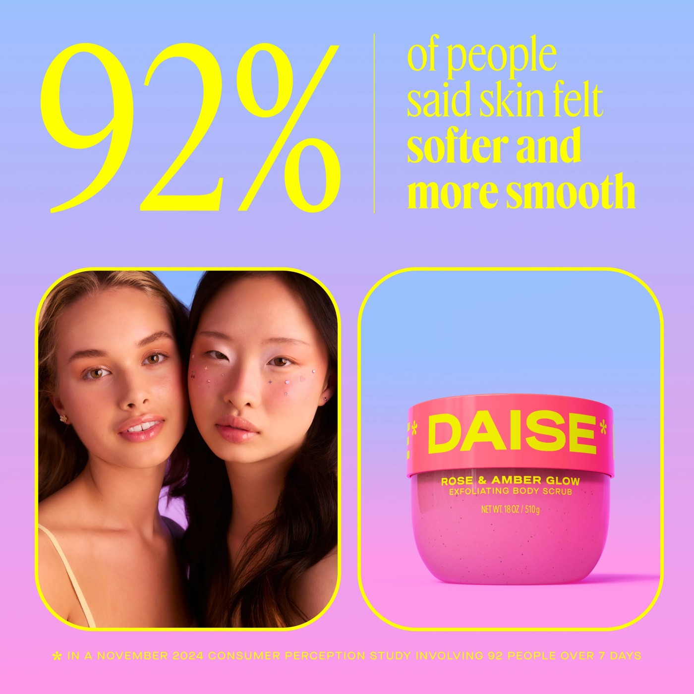 DAISE Exfoliating Body Scrub 510g - Rose and Amber Glow 6 of 6