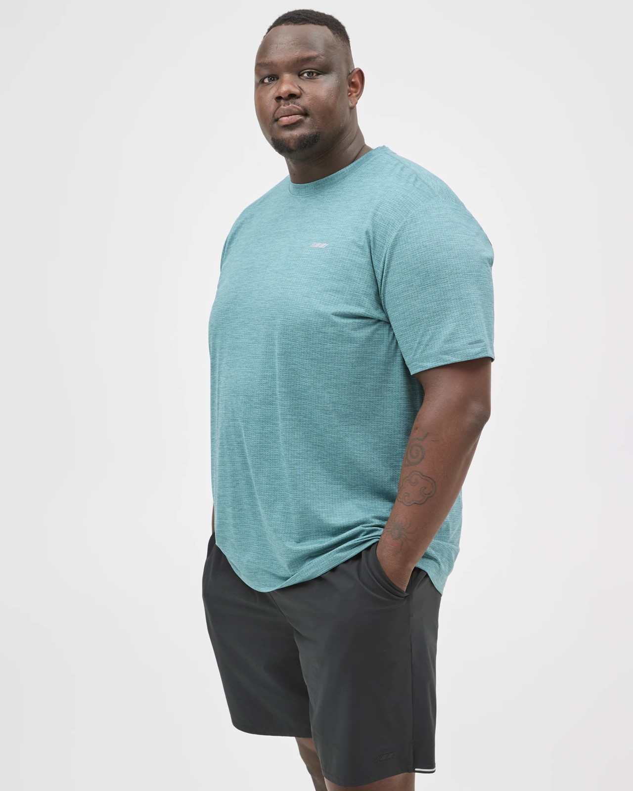 Plus Size Active Training T-Shirt - Green 2 of 6