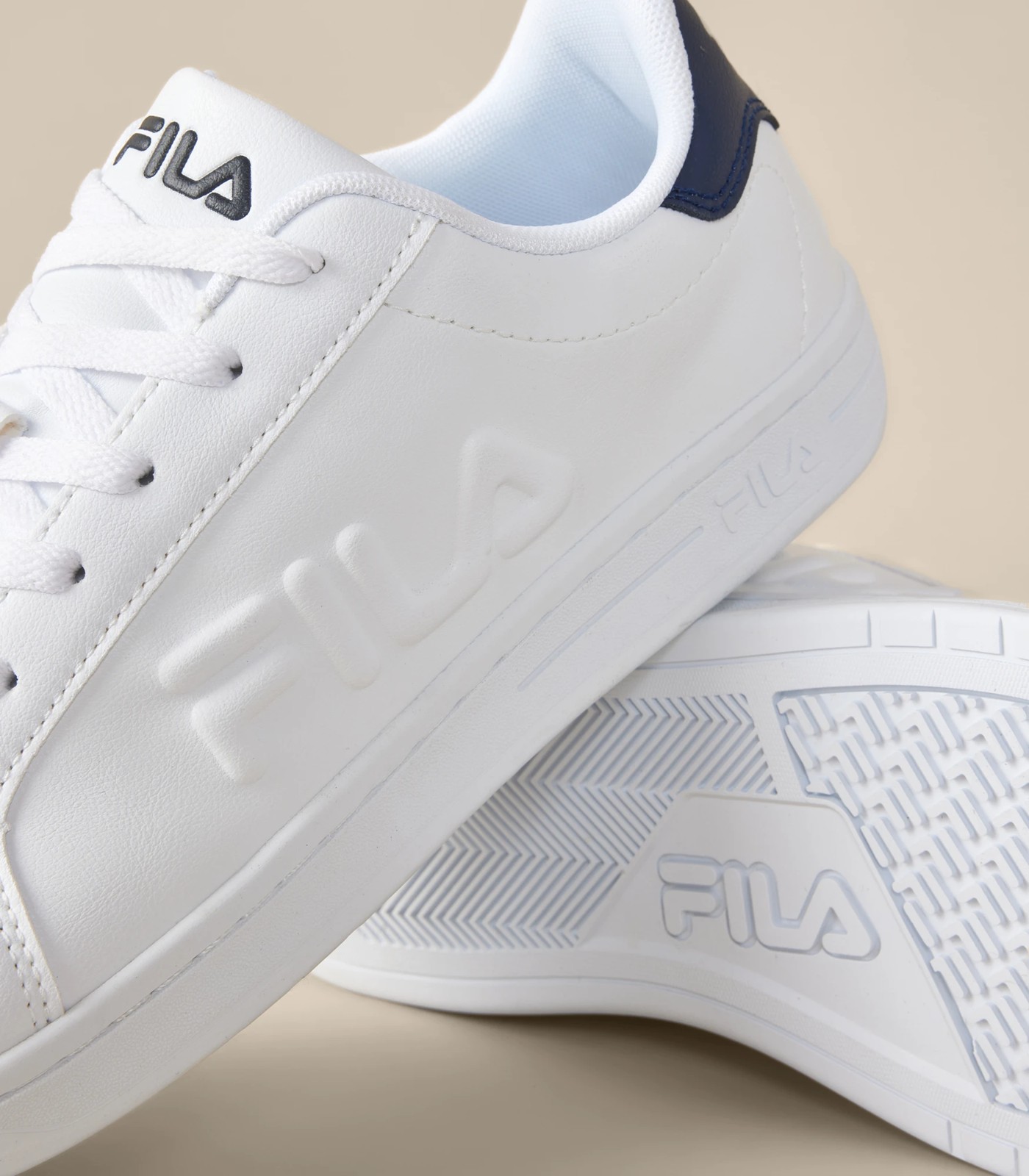 Fila white canvas shoes on sale