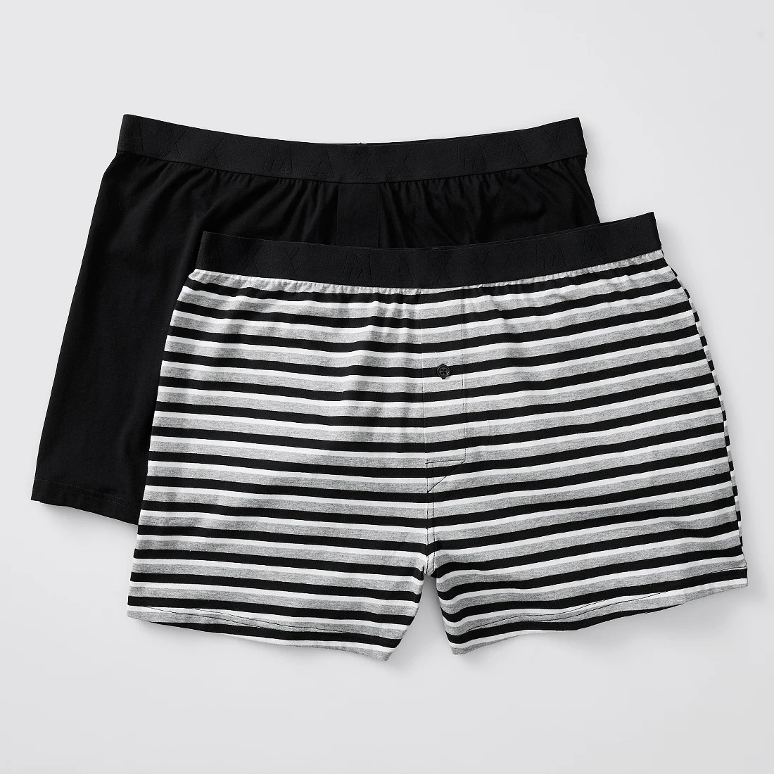 Maxx Plus Size 2 Pack Knit Boxers 4 of 4