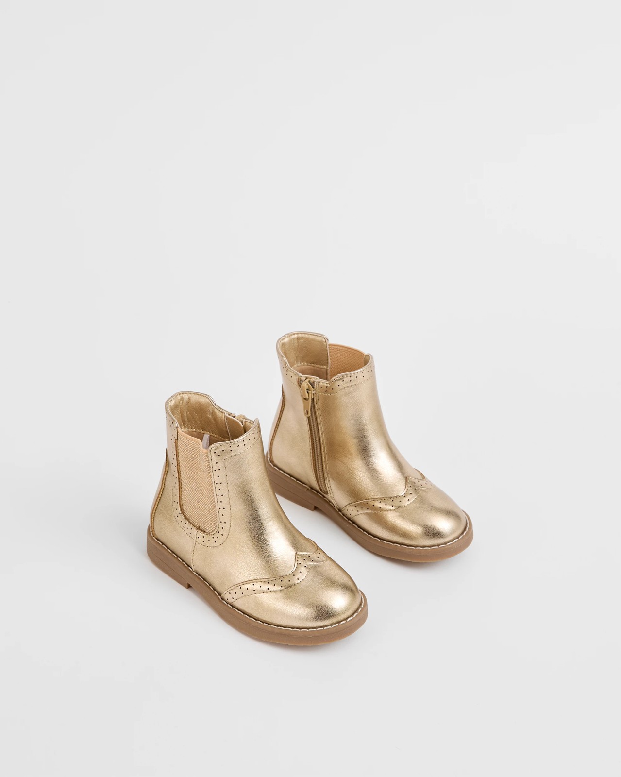 Elastic Chelsea Boot - Metallic 2 of 3