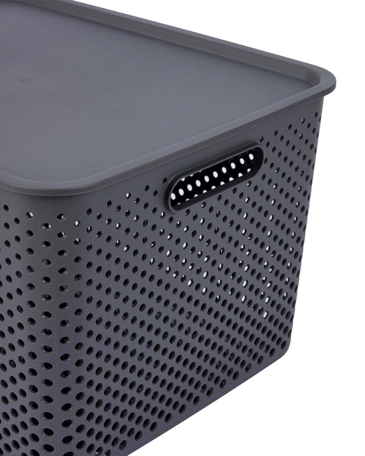 Anko 18L Dot Container - Charcoal 4 of 5