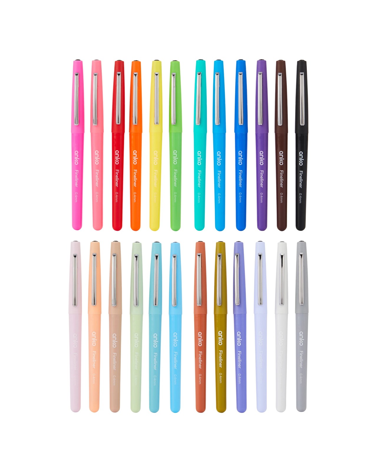 Anko 24 Pack Colour Fine Line Pens 3 of 5