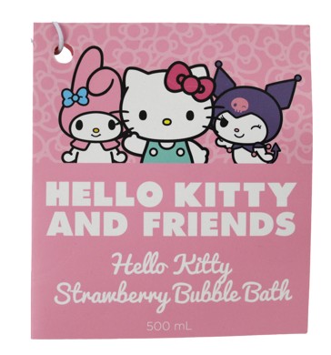 Hello Kitty Strawberry Bubble Bath