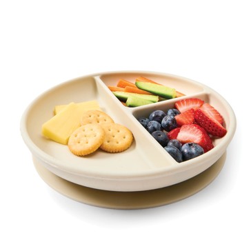 Anko Silicone Suction Divided Plate - Assorted