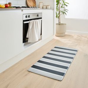 Kitchen Mat, Grey Stripe, Extra Large - Anko product image