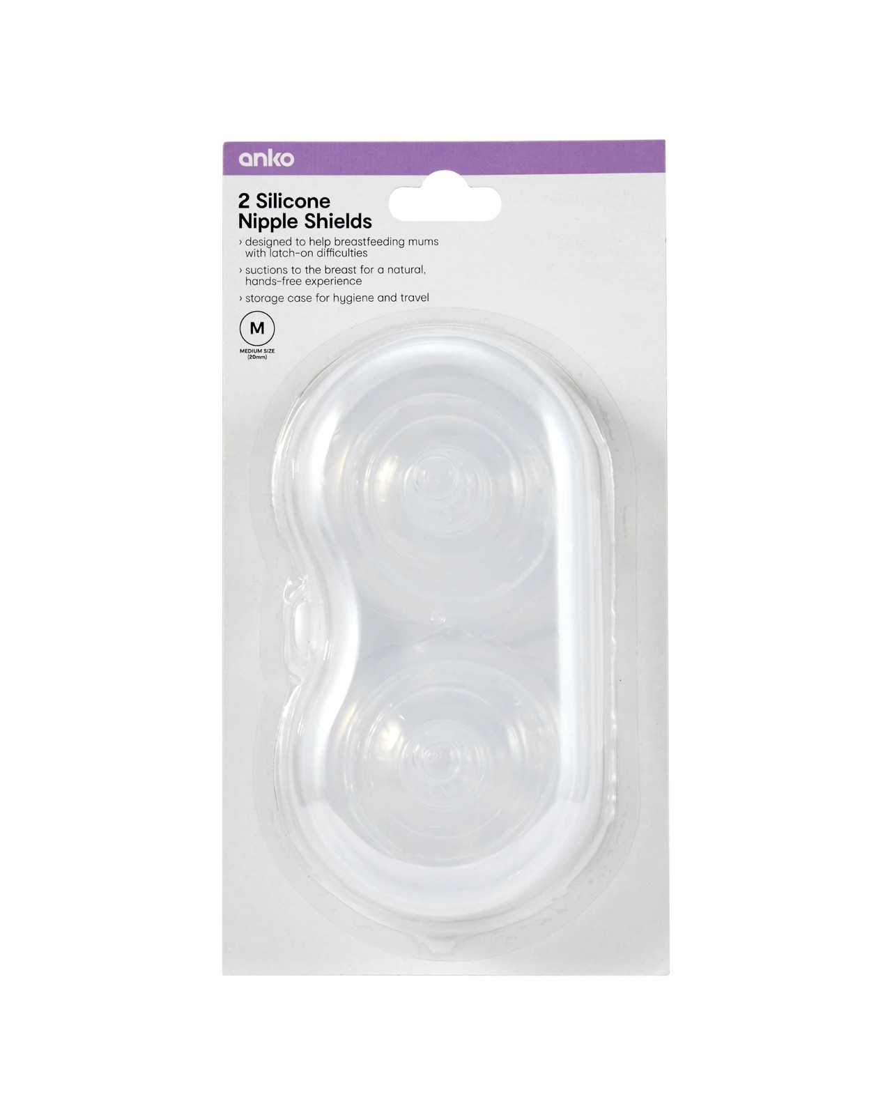 Anko 2 Pack Silicone Nipple Shields 6 of 6