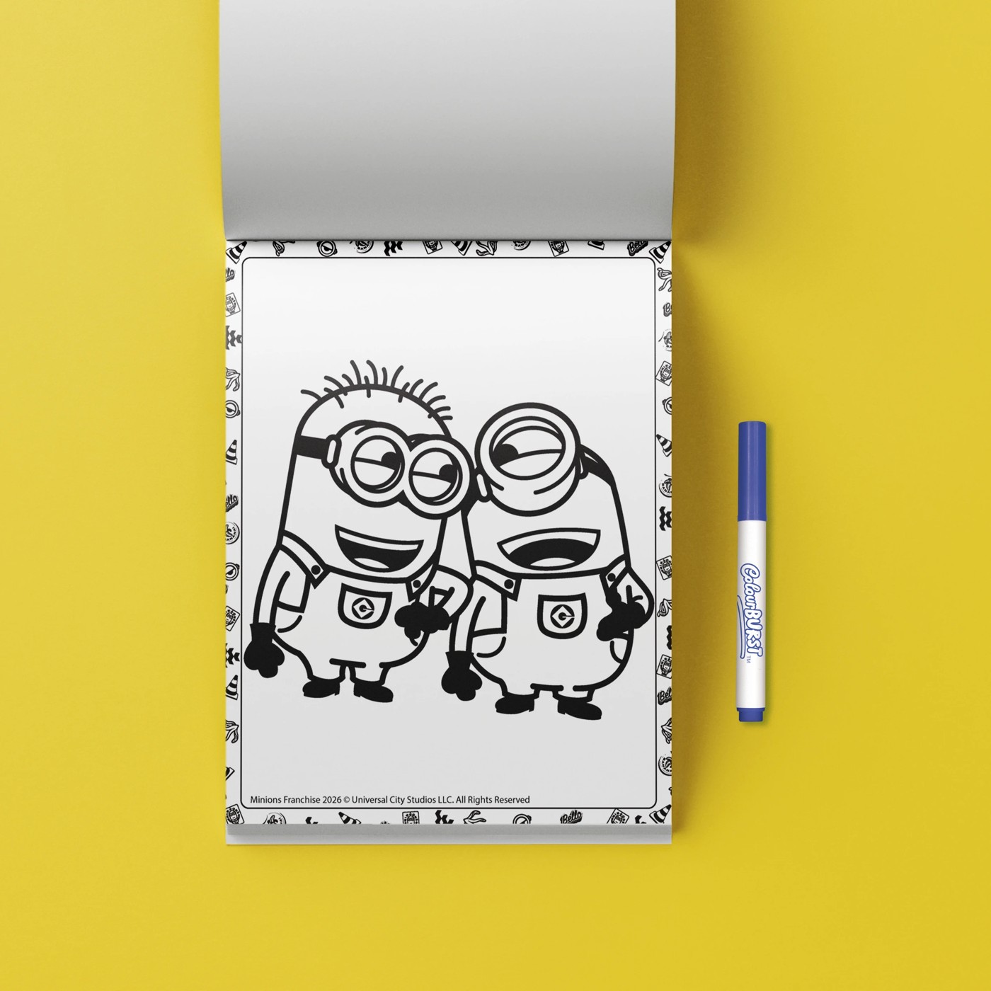 INKredibles Mess-Free ColourBurst Illumination's Minions Activity Kit - Book 6 of 6