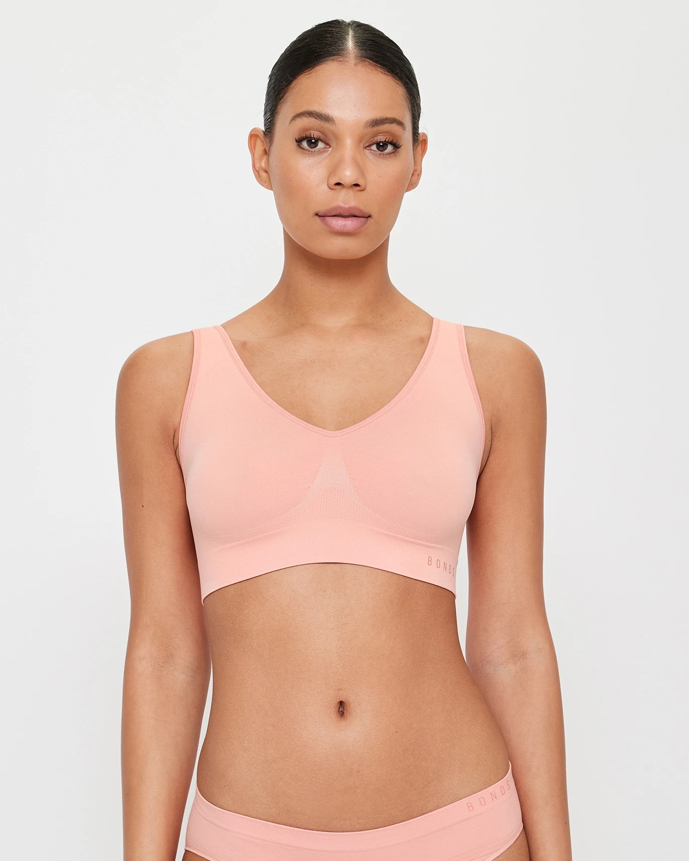 Bonds Seamless Comfy Crop Top - Toronto Orange