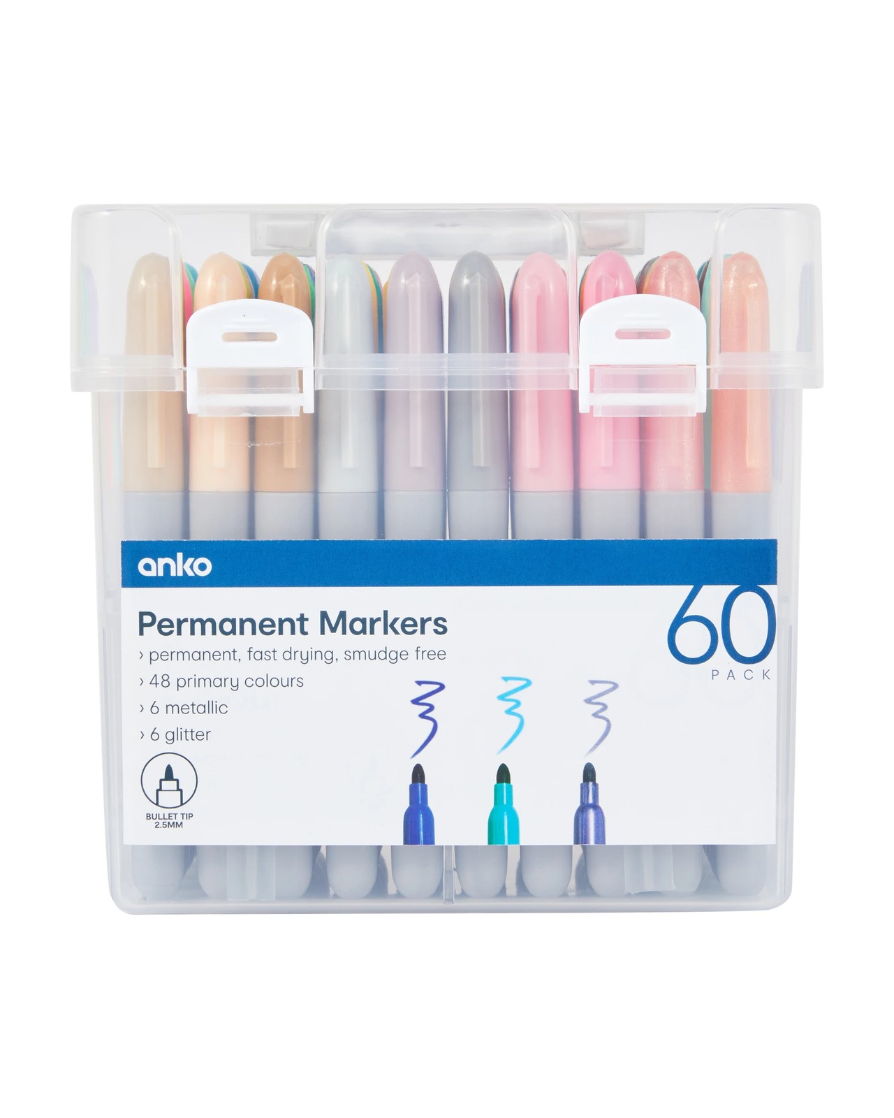 Anko 60 Pack Permanent Markers 2 of 6