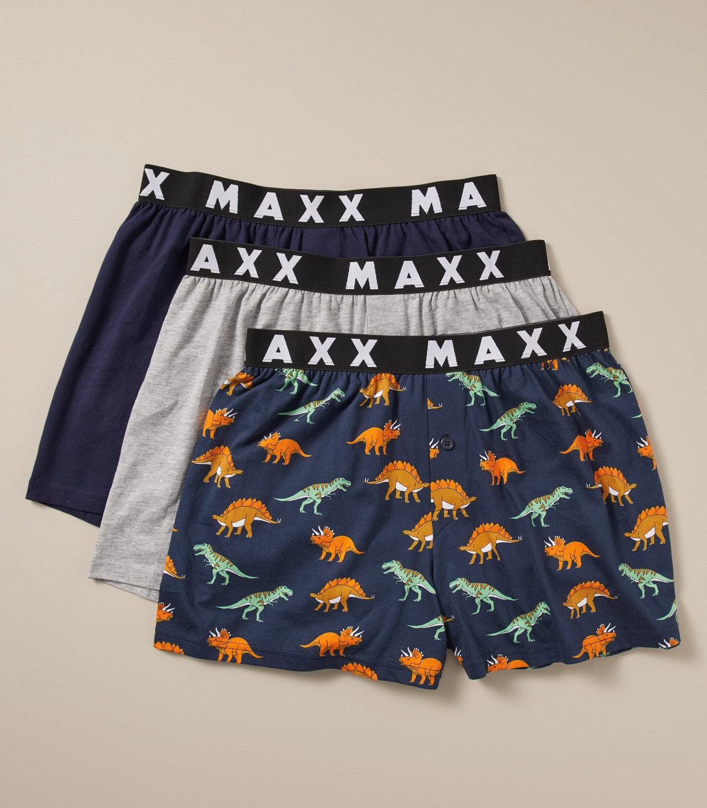 Maxx 3 Pack Knit Boxers