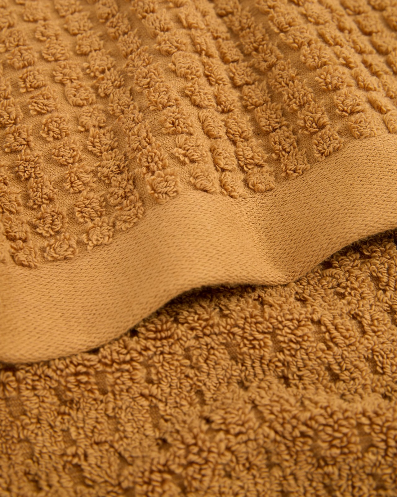 Cassie Textured Australian Cotton 2 Pack Hand Towel - Amber 2 of 2