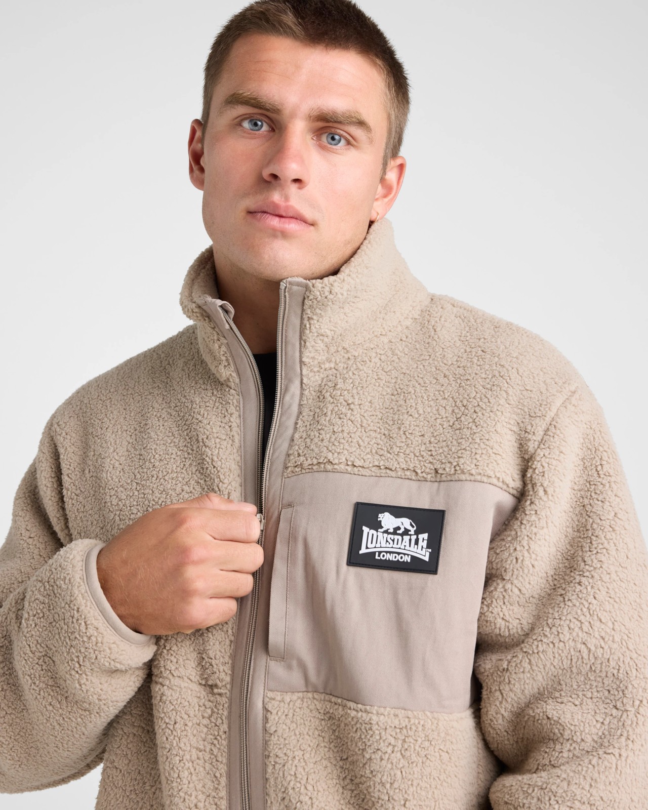 Lonsdale Men’s Sherpa Zip Thru Jacket 3 of 5