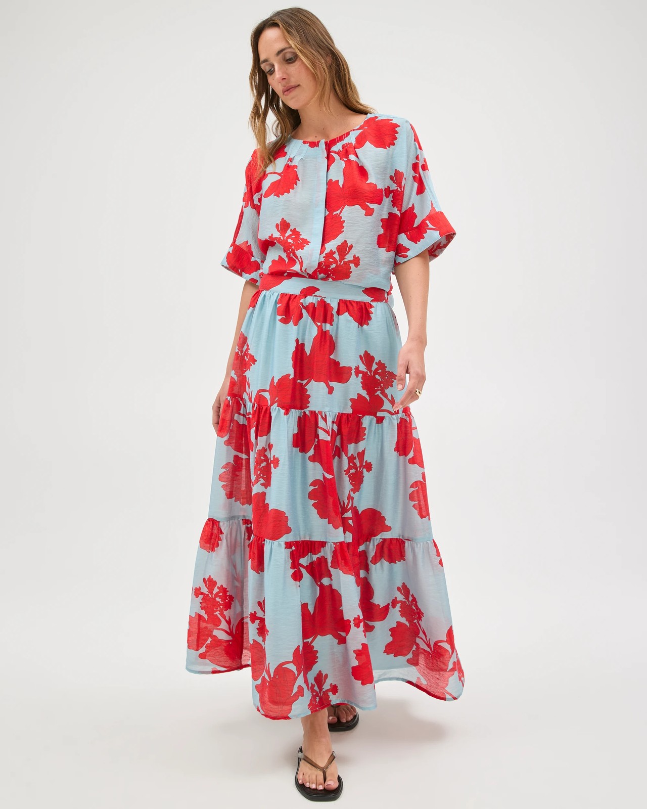 Preview Tiered Maxi Skirt 5 of 6
