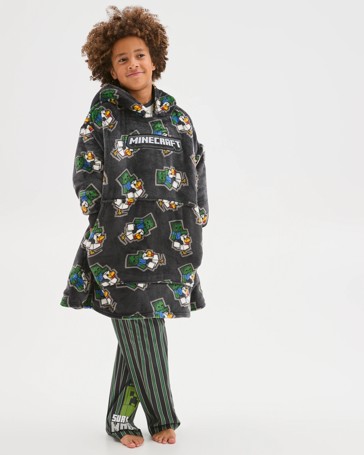 Minecraft Coral Fleece Oversized Hoodie