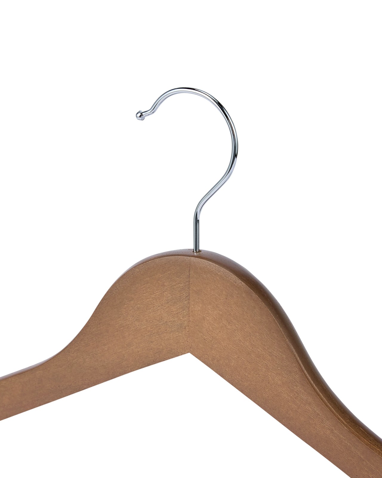 Anko 12 Pack Wooden Hangers - Walnut 4 of 6