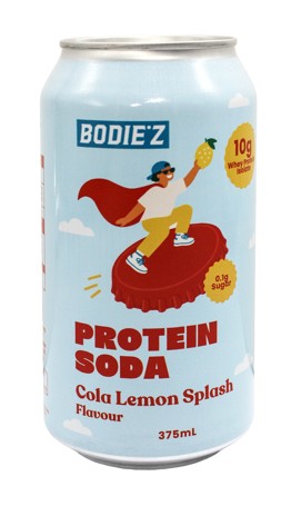Bodiez Protein Cola Lemon Splash Flavour Drink 375ml