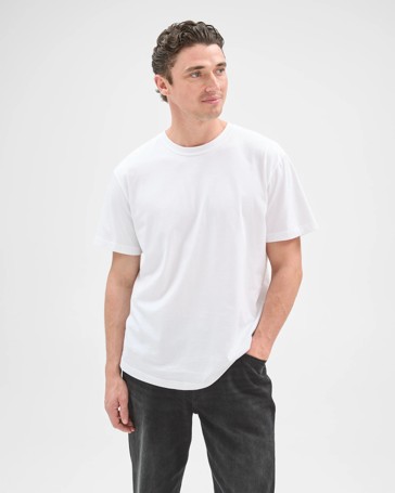 Australian Cotton Curved Hem T-Shirt