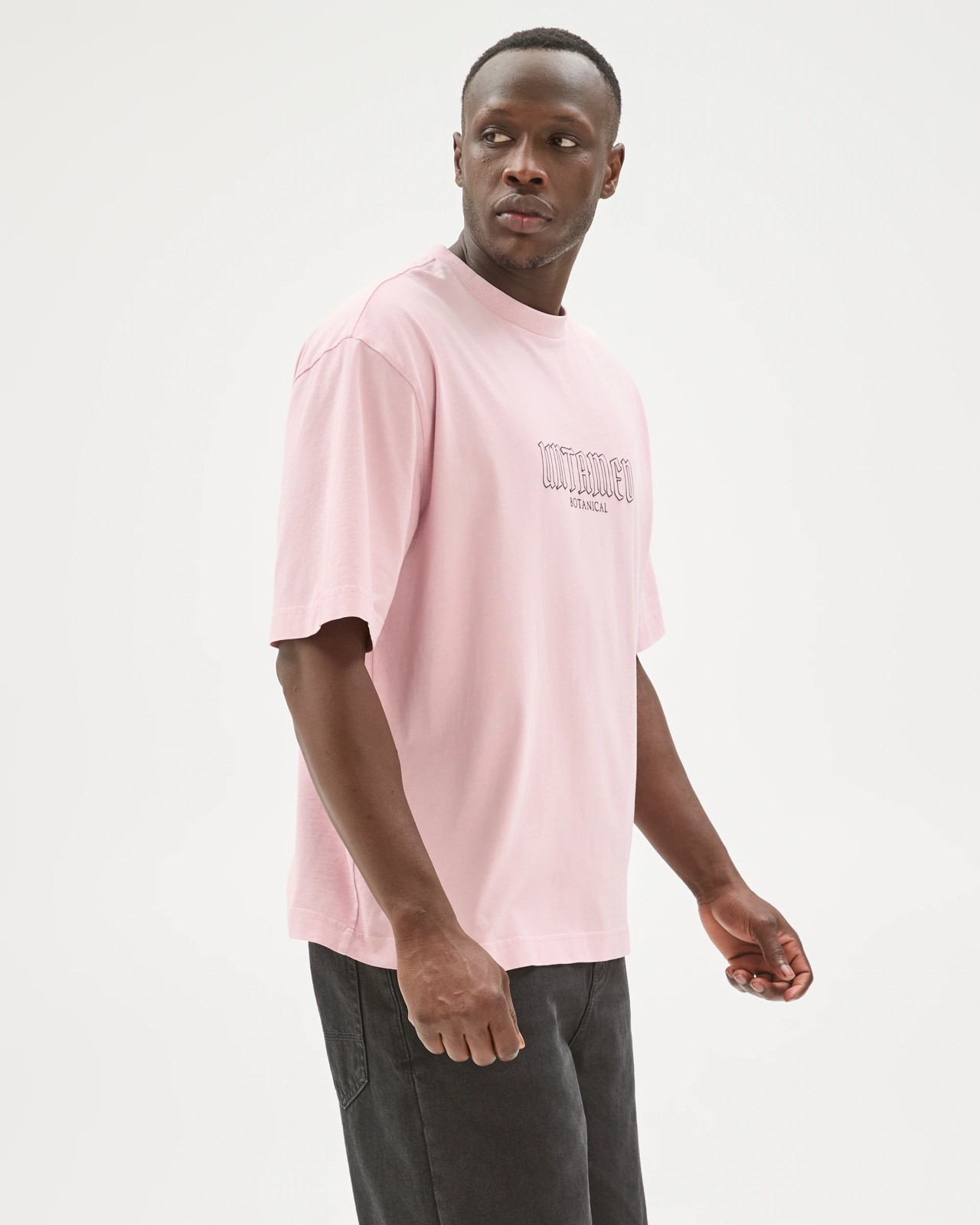 Commons Australian Cotton Boxy Fit Graphic T-Shirt - Dusty Pink 5 of 5