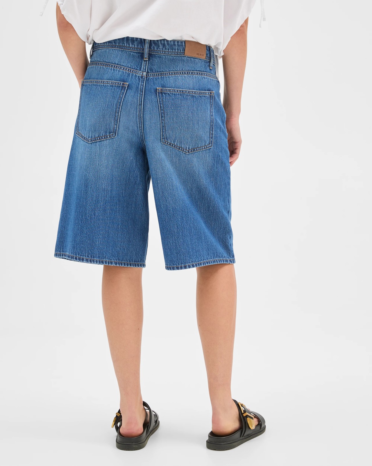Airloom A-Line Bermuda Denim Shorts 6 of 6