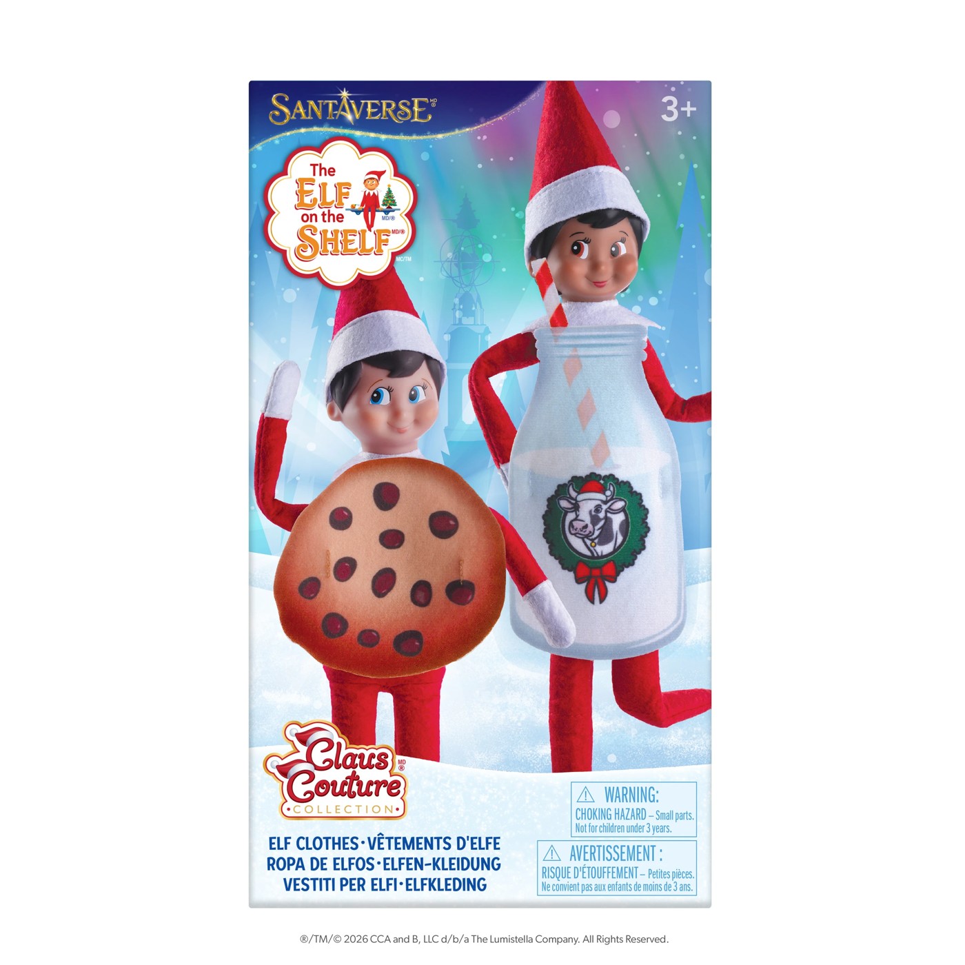 2 Piece Santaverse The Elf on the Shelf: Claus Couture Elf Costume - Assorted 3 of 5