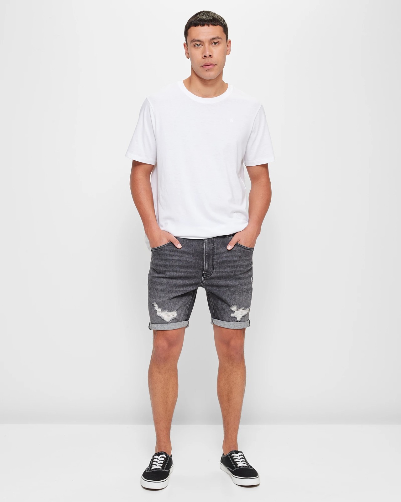 Commons Ripped Denim Shorts | Target Australia