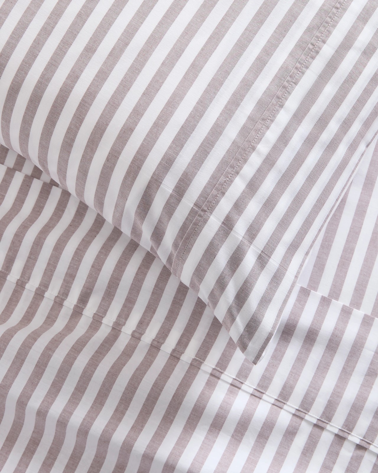 Australian Cotton Mix & Match Pillowcases 2 Pack - Tiramisu 2 of 3