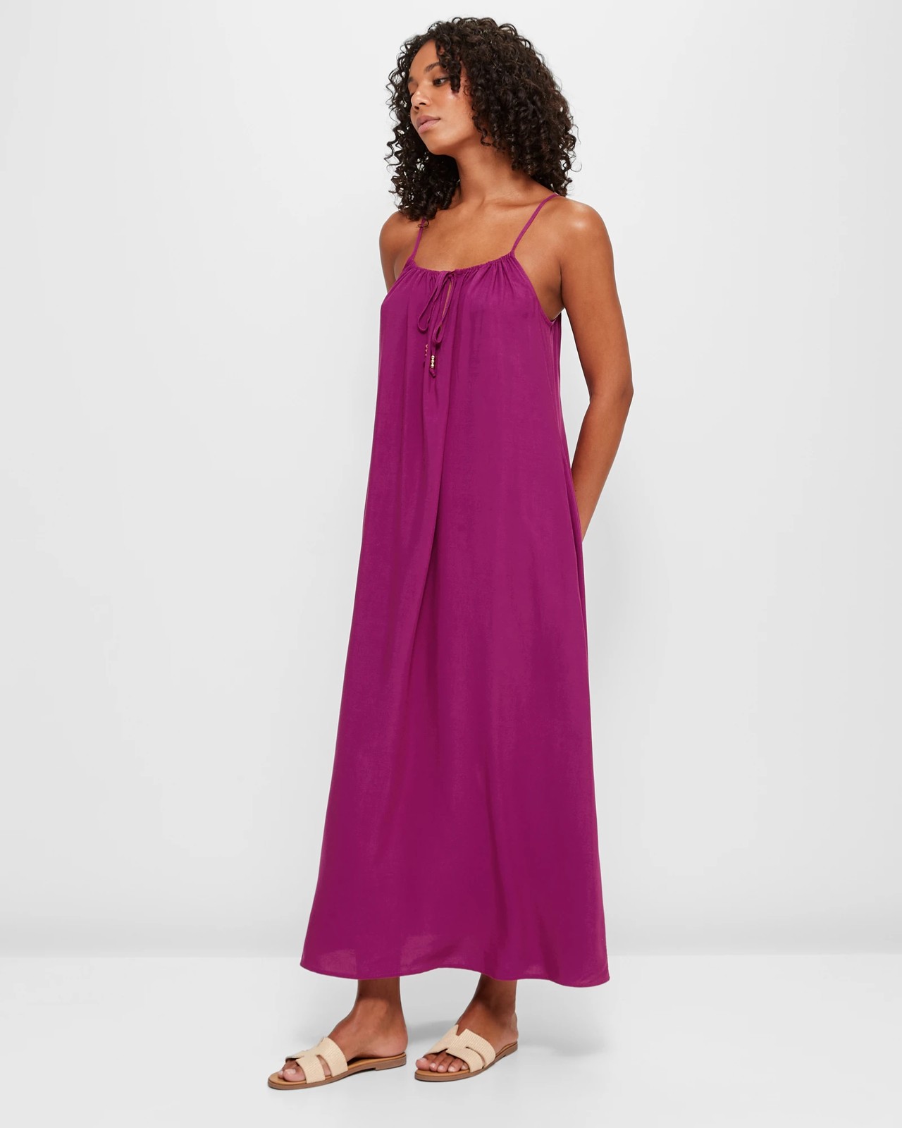 Resort Tie Front Maxi Dress 3 of 6