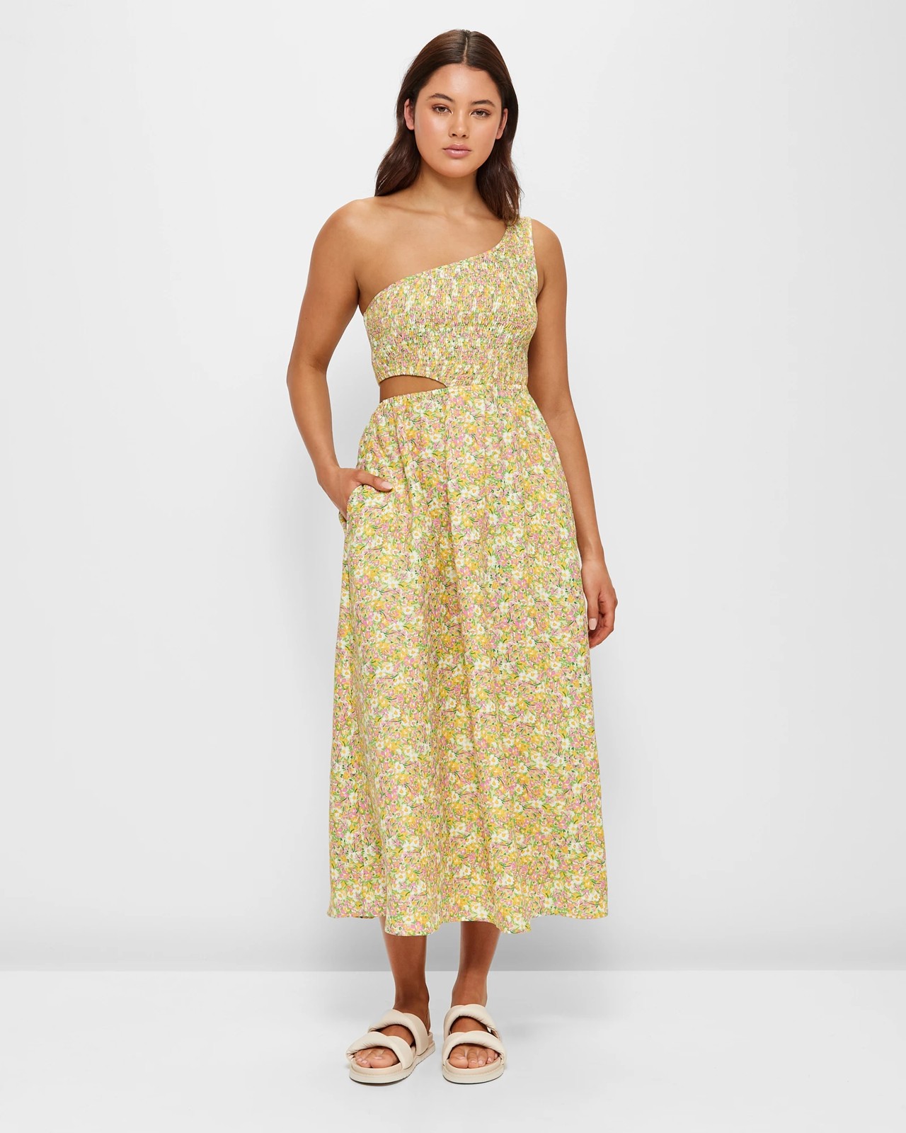 One Shoulder Midi Dress - Lily Loves | Target Australia