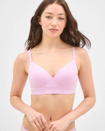 Lily Loves Seamfree Embossed Wirefree T-Shirt Crop Bra