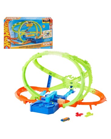 Hot Wheels Stunt Tracks Hypersphere Crash Playset