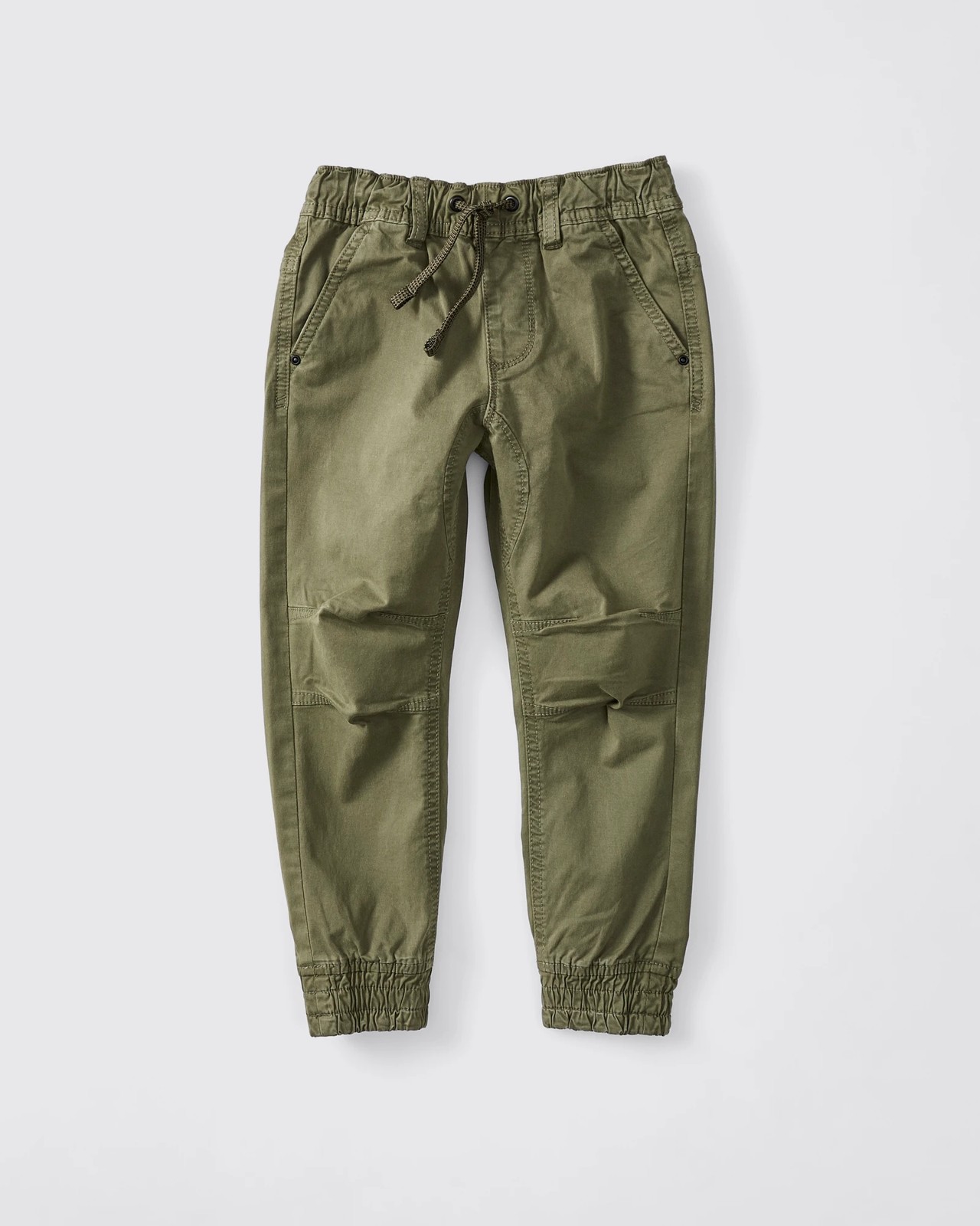 Twill Cuffed Pant - Khaki