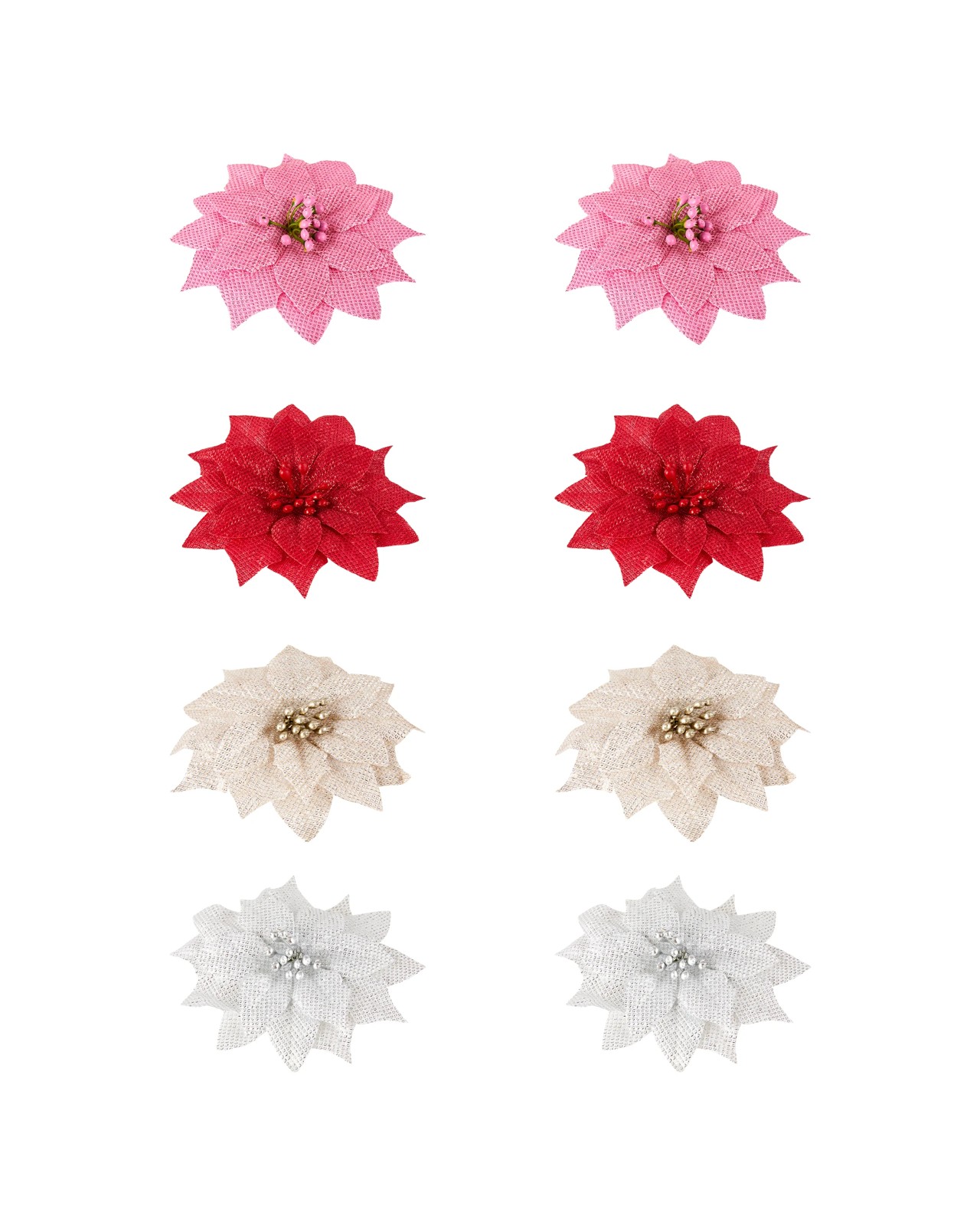 Anko 2 Pack Poinsettia Clips - Assorted 2 of 4
