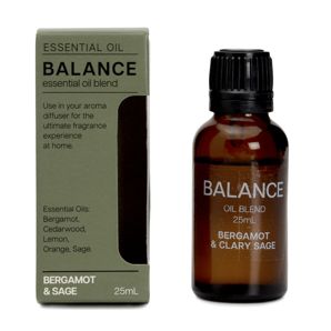 Balance Bergamot and Sage Essential Oil Blend 25ml - Anko product image